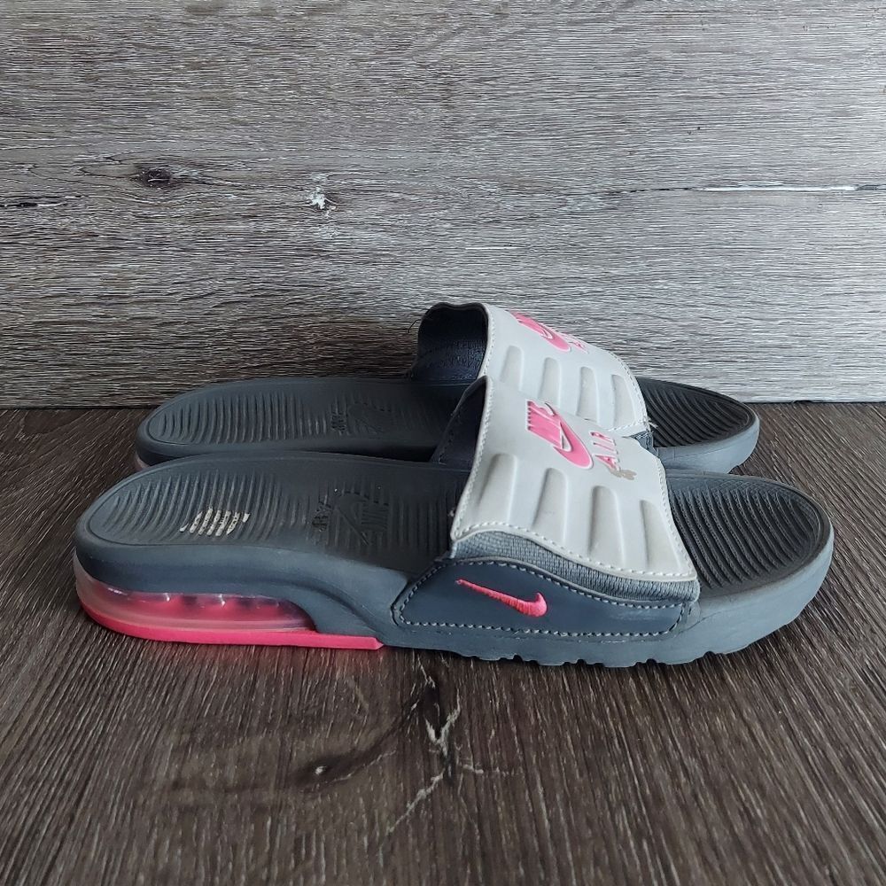 Nike Air Max Camden Slide Grey Pink Blast BQ4633-002 Size 6